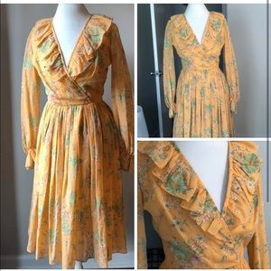 Handmade vintage floral dress